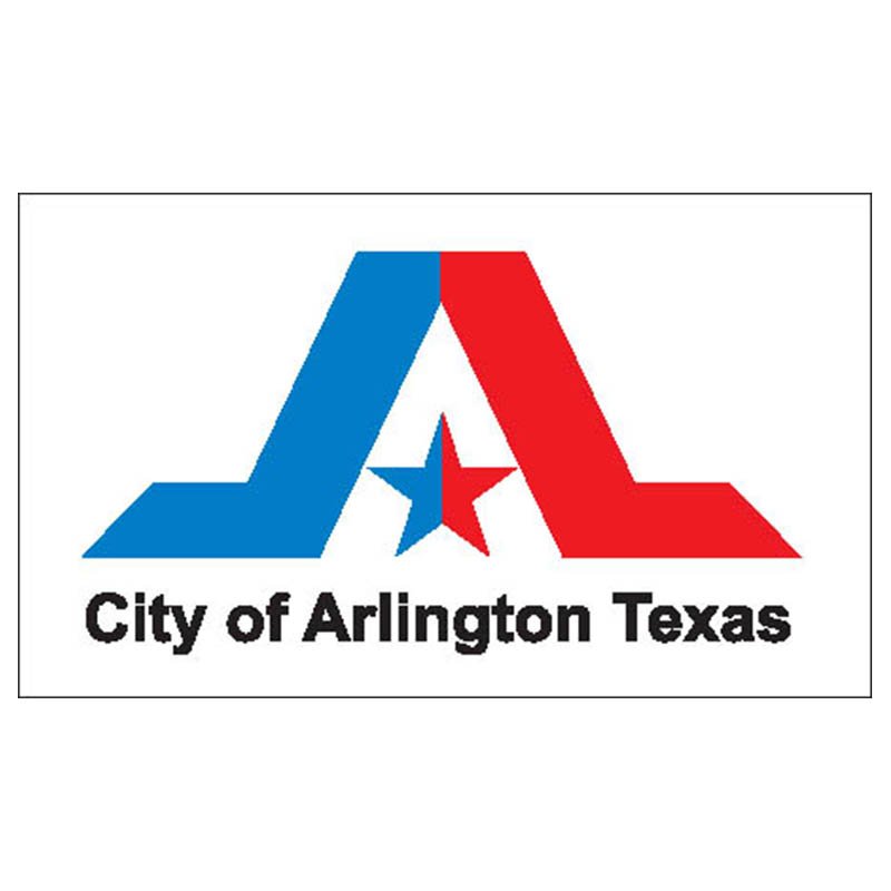 Arlington City Flag N6198 A4 Photo Print