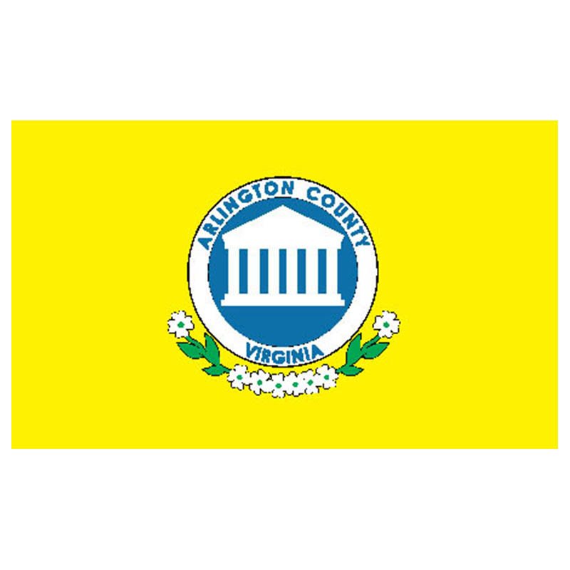 Arlington County Flag N6446 A4 Photo Print