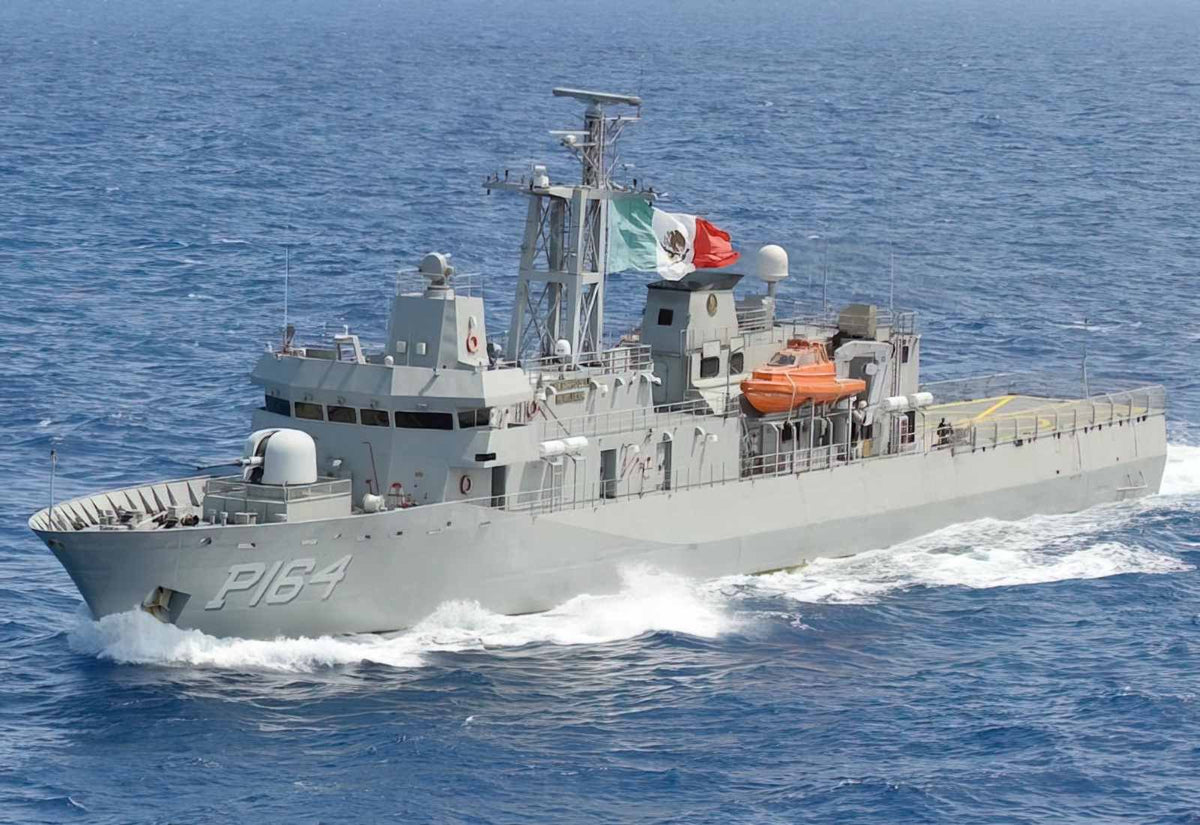 Arm Revolucion P164 Offshore Patrol Boat Mexico (2) Military A4 Photo Print