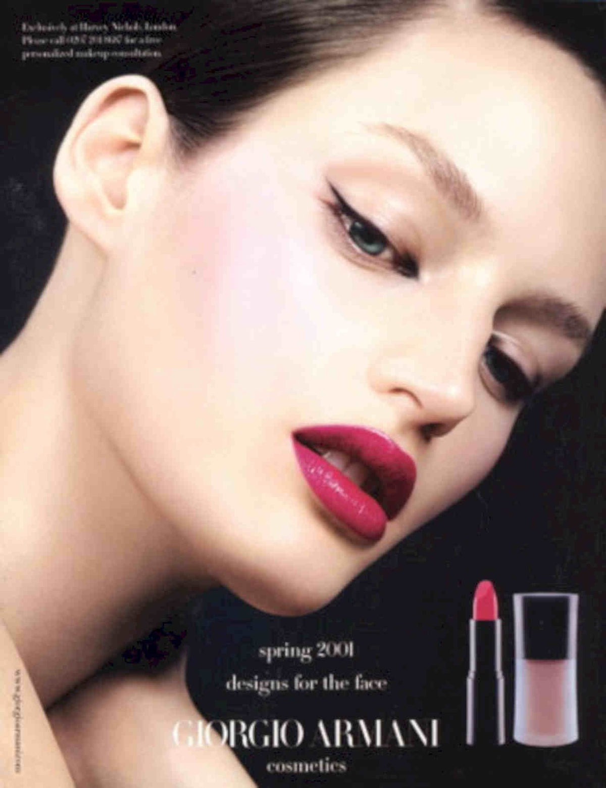 Armani Cosmetics Spring Vintage Retro Advert Poster A4 Photo Print