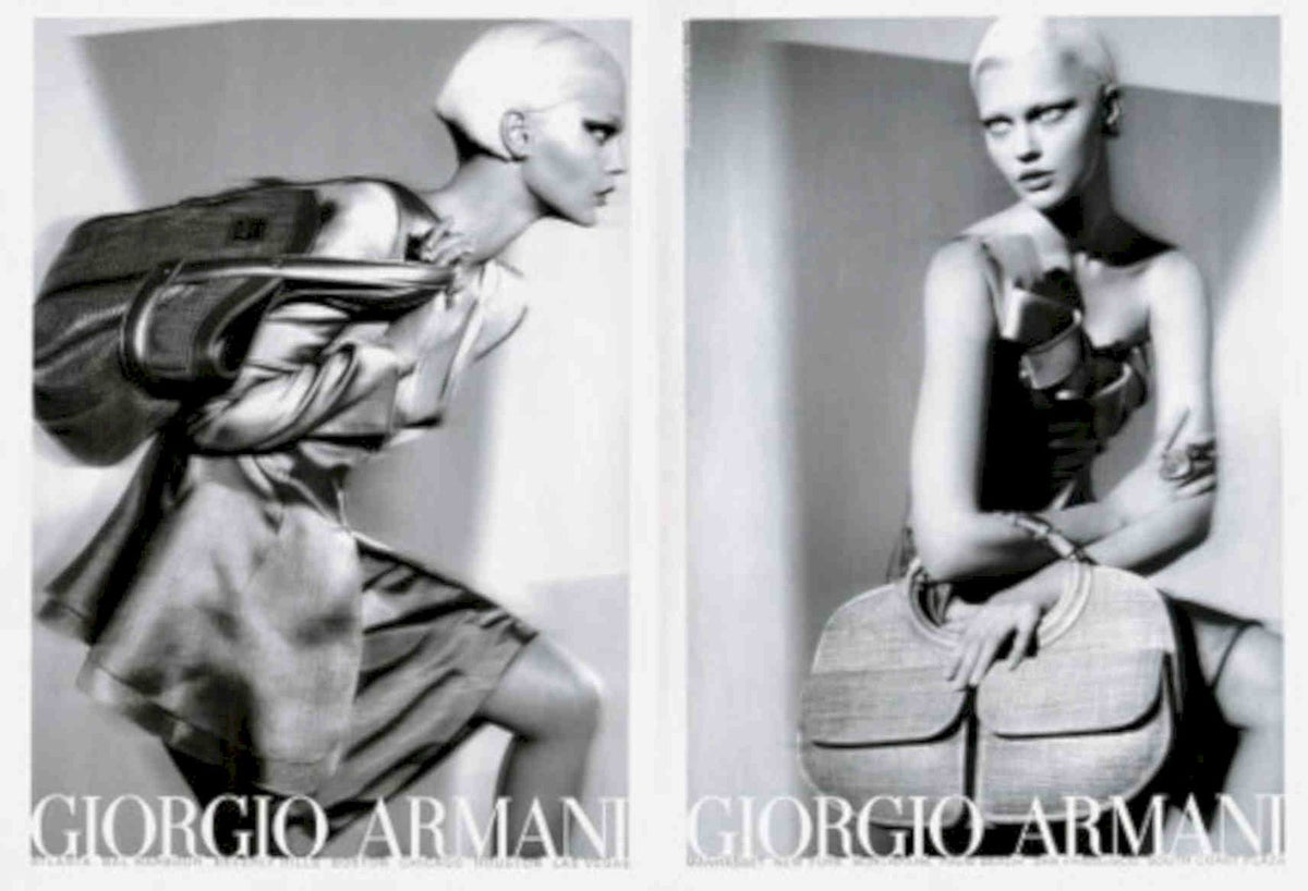 Armani Fashion Advertising Vintage Retro Advert Poster A4 Photo Print