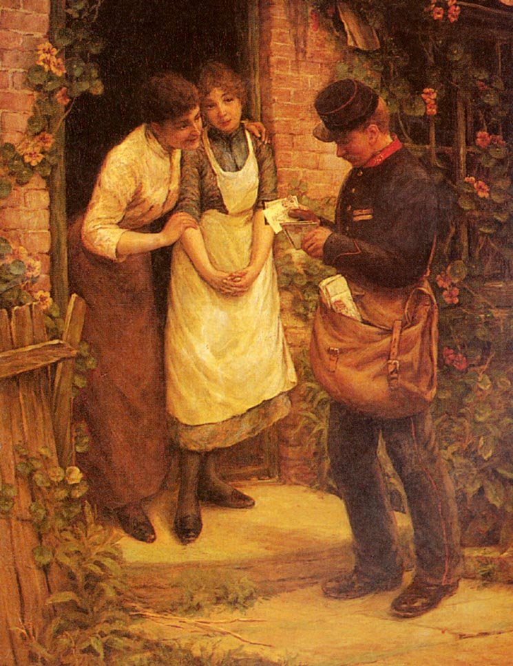 Armitage Thomas Liddall The Postman Art A4 Photo Print