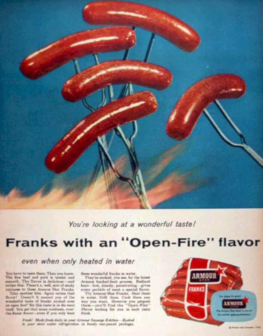 Armour Franks Basket Vintage Retro Advert Ads A4 Photo Print
