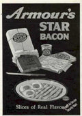 Armours Star Bacon Vintage Retro Advert Ads A4 Photo Print