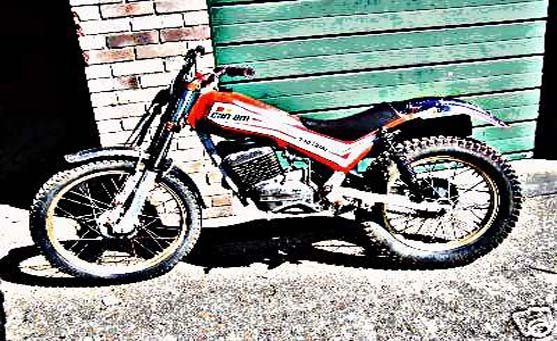 Armstrong Canam motorbike A4 Photo Print