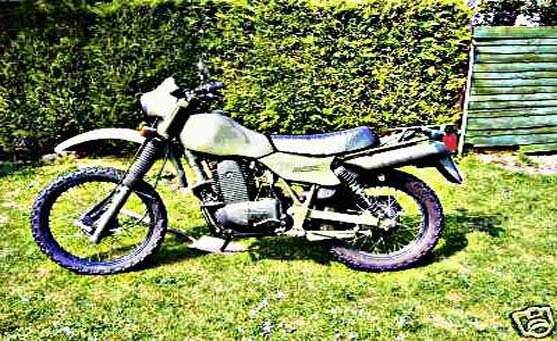 Armstrong Mt500 motorbike A4 Photo Print