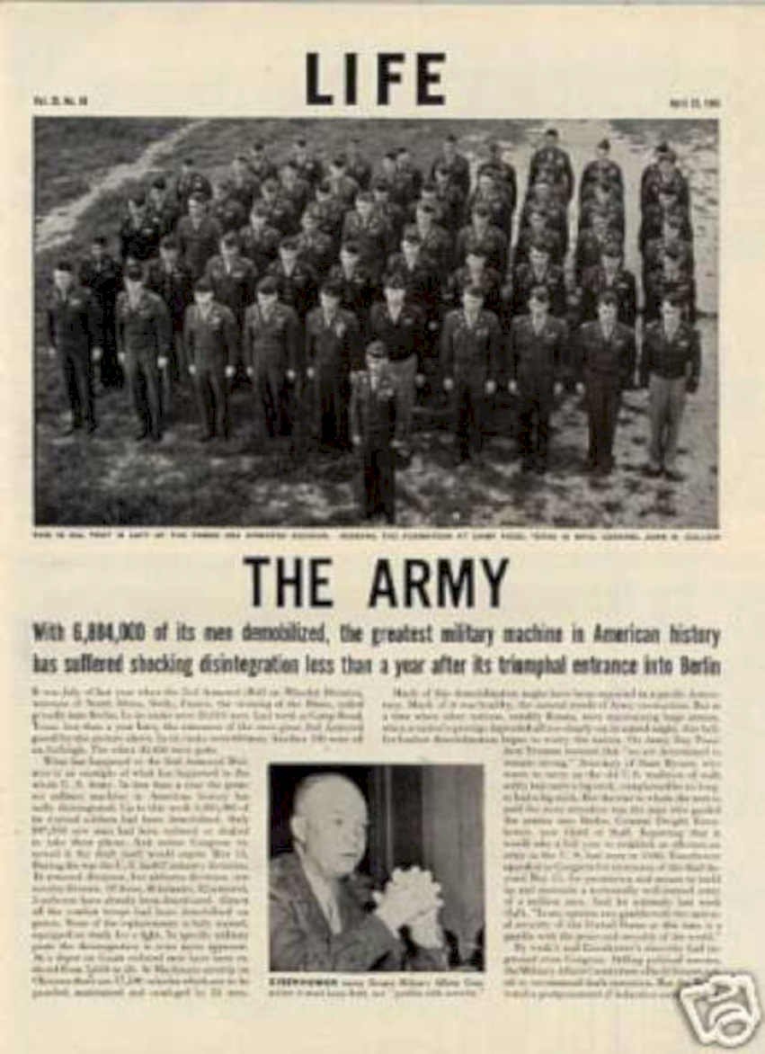 Army Demobilization Eisenhower Vintage Retro Advert Ads A4 Photo Print