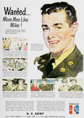 Army Men Mike Vintage Retro Advert Ads A4 Photo Print