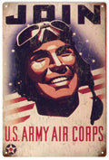 Army Pilot Join Vintage Retro Advert Ads A4 Photo Print