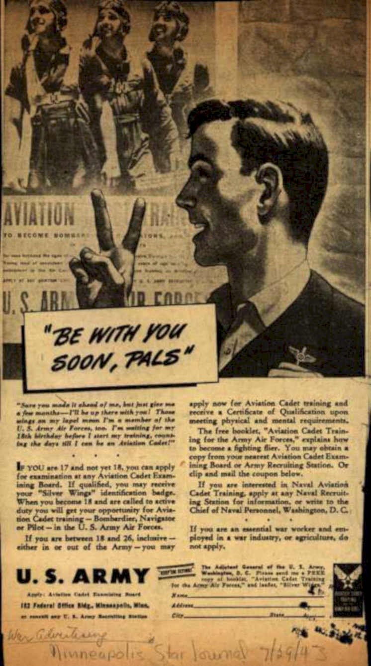 Army Pilot Wings Vintage Retro Advert Ads A4 Photo Print