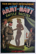 Army Razzle Dazzles Vintage Retro Advert Ads A4 Photo Print
