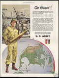 Army Rocket Canals Vintage Retro Advert Ads A4 Photo Print