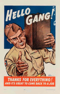 Army Soldier Box American World War II Advert Poster