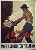 Army Soldier Lumber Vintage Retro Advert Poster A4 Photo Print
