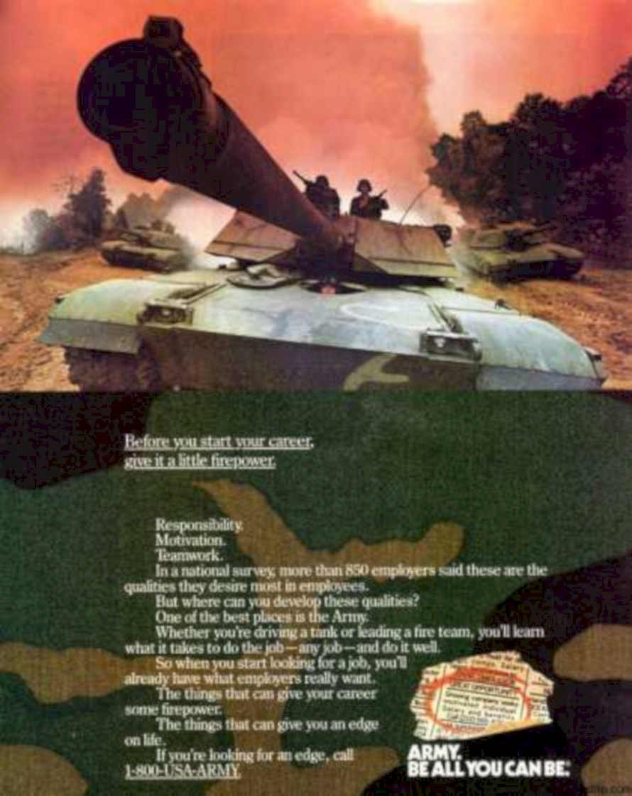 Army Tanks Sunset Vintage Retro Advert Ads A4 Photo Print