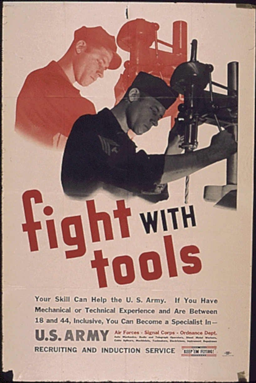 Army Tools Radio Vintage Retro Advert Ads A4 Photo Print