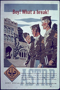 Army Training Reserve Vintage Retro Advert Ads A4 Photo Print