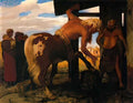 Arnold Bocklin centaur at the village blacksmith s shop 1888 Art A4 Photo Print