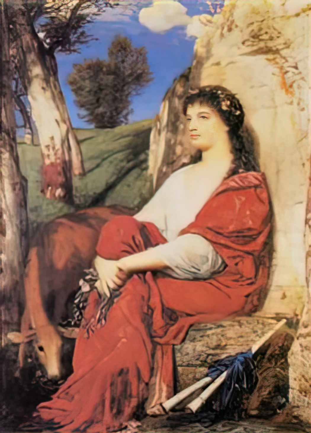 Arnold Bocklin euterpe 1872 Art A4 Photo Print UK