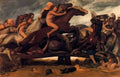 Arnold Bocklin fighting on a bridge Art A4 Photo Print UK