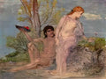 Arnold Bocklin idyll 1866 Art A4 Photo Print UK