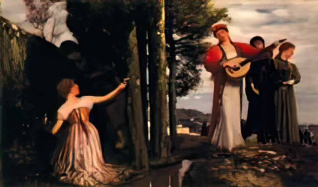 Arnold Bocklin look any laughs to the plains Art A4 Photo Print