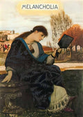Arnold Bocklin melancholia Art A4 Photo Print