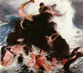 Arnold Bocklin mermaids at play 1886 Art A4 Photo Print
