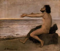 Arnold Bocklin odysseus by the sea 1869 Art A4 Photo Print
