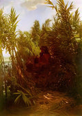 Arnold Bocklin pan among the reeds 1859 Art A4 Photo Print