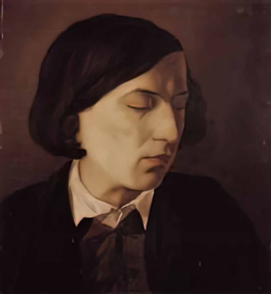 Arnold Bocklin portrait of alexander michelis 1846 Art A4 Photo Print