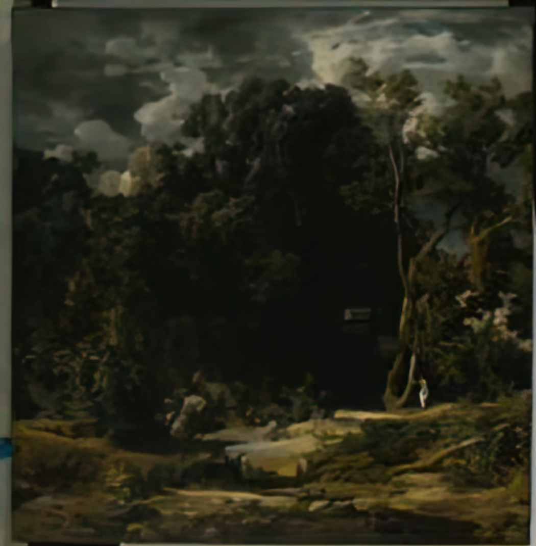 Arnold Bocklin roman landscape 1852 Art A4 Photo Print