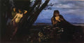 Arnold Bocklin spring night Art A4 Photo Print UK