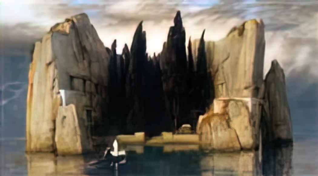 Arnold Bocklin the isle of the dead 1883 Art A4 Photo Print