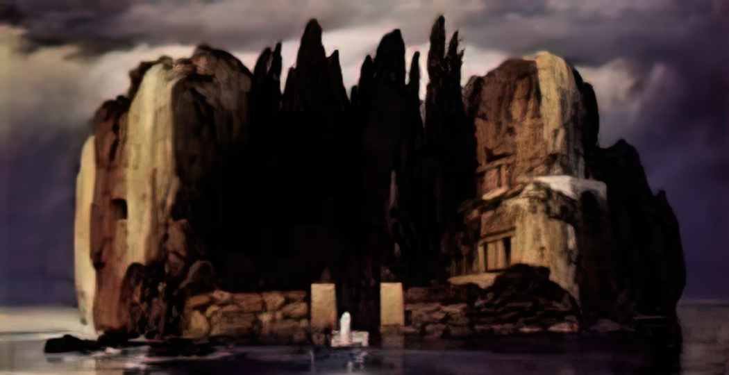 Arnold Bocklin the isle of the dead 1886 Art A4 Photo Print