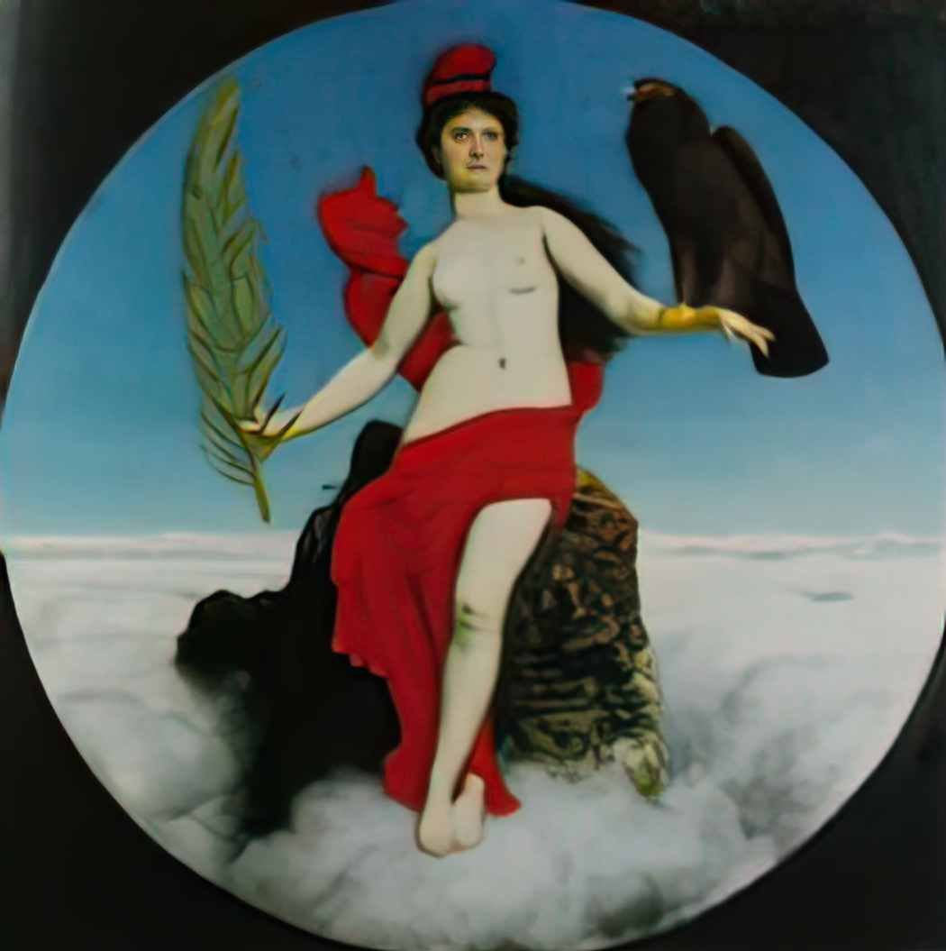 Arnold Bocklin the liberty 1891 Art A4 Photo Print