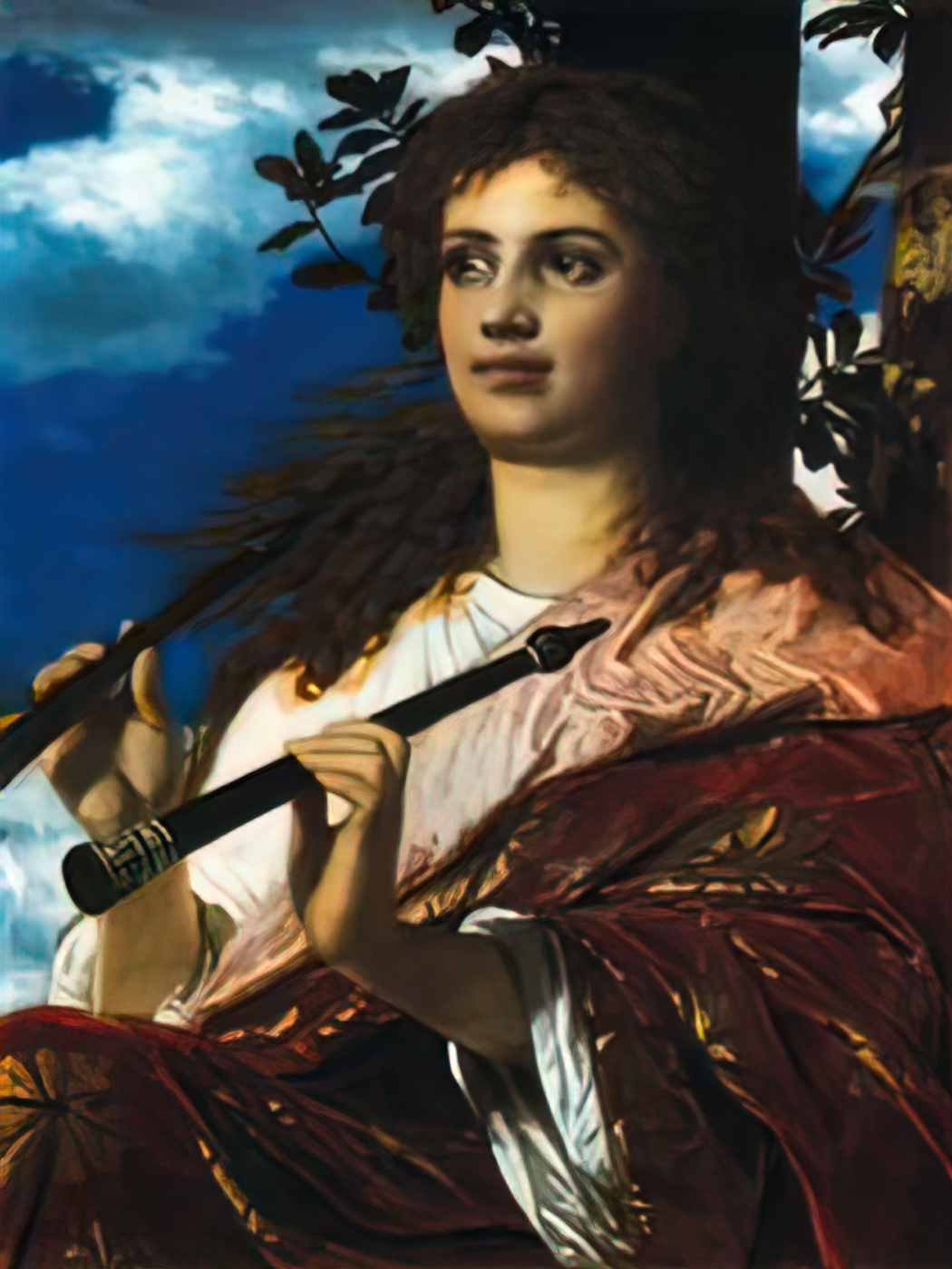 Arnold Bocklin the muse of anacreon 1873 Art A4 Photo Print