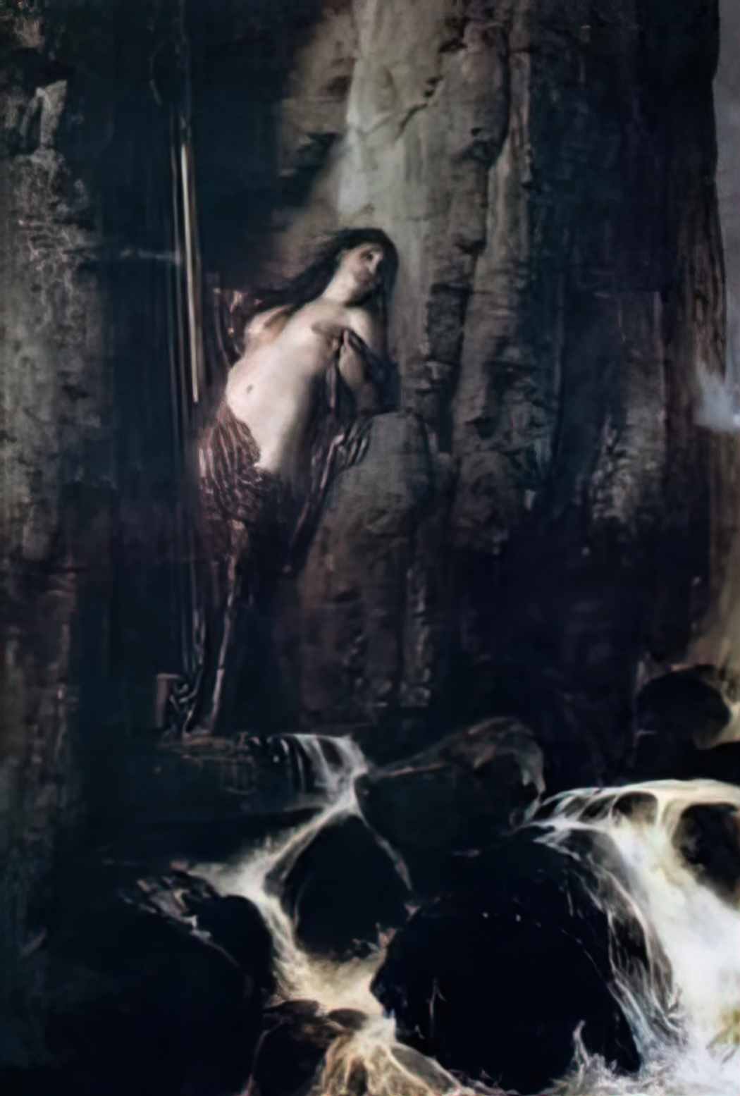 Arnold Bocklin the surf 1883 Art A4 Photo Print