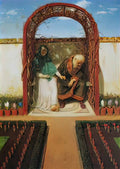 Arnold Bocklin under the arbor 1891 Art A4 Photo Print