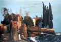 Arnold Bocklin villa by the sea 1878 Art A4 Photo Print UK