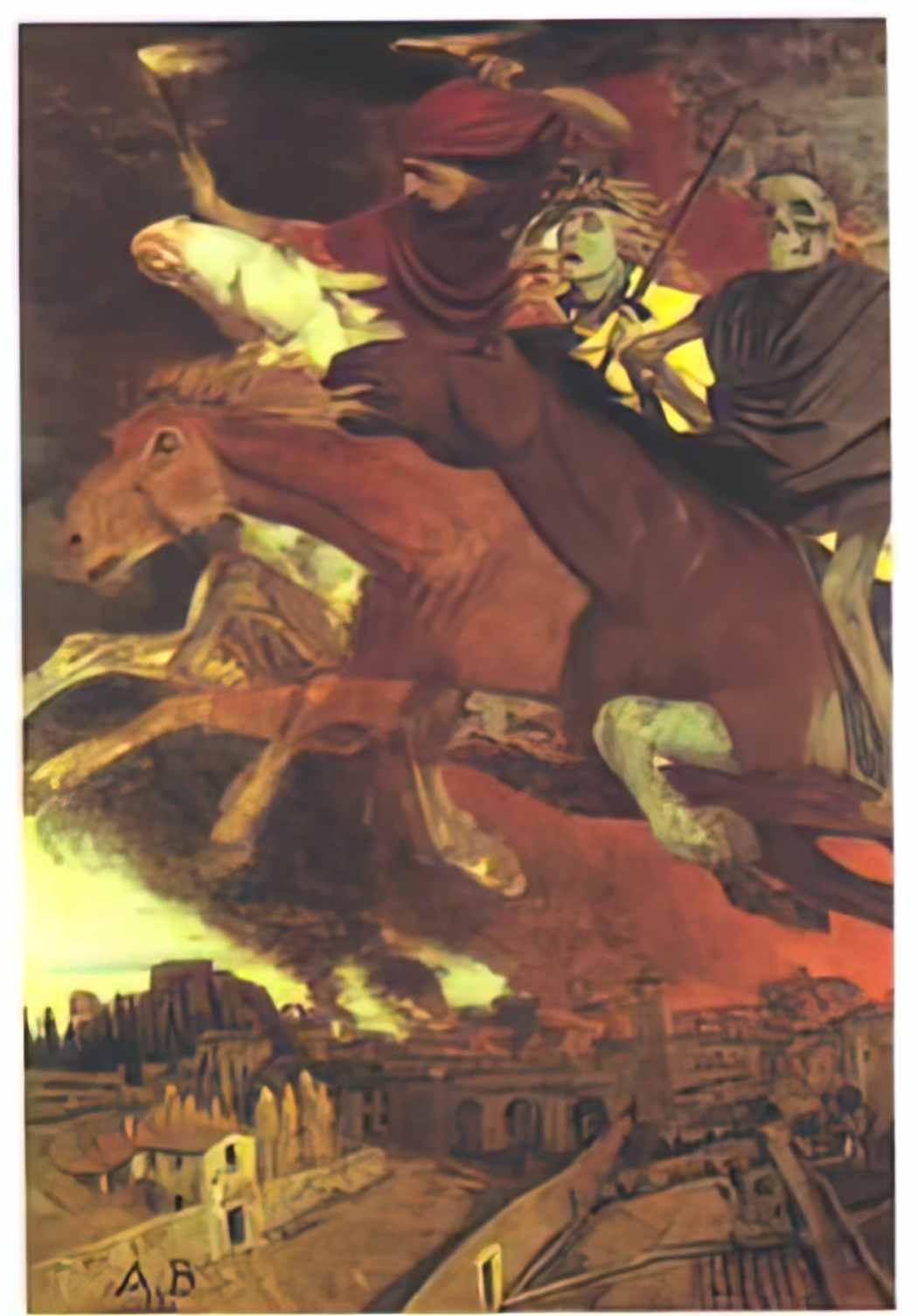 Arnold Bocklin war 1896 1 Art A4 Photo Print