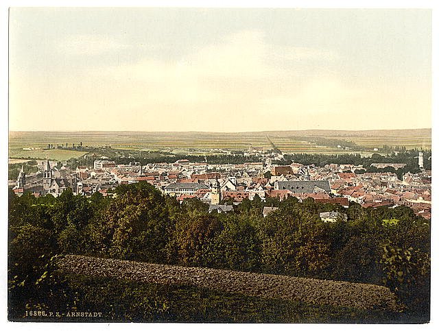 Arnstadt Thuringia Vintage A4 Photo Print