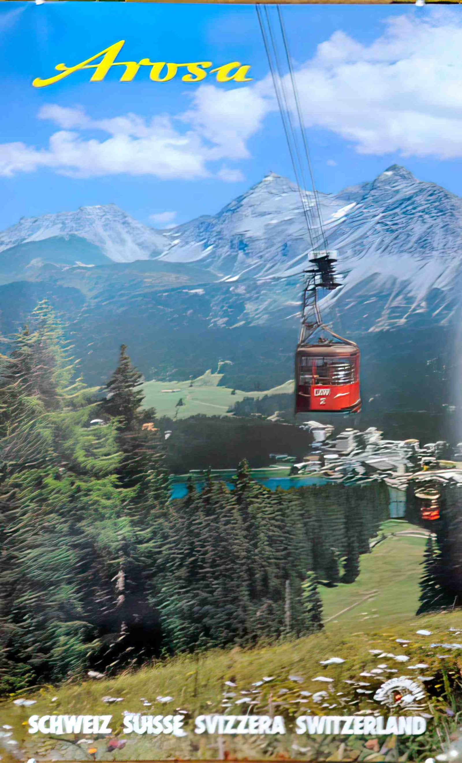 Arosa Advert A4 Photo Print