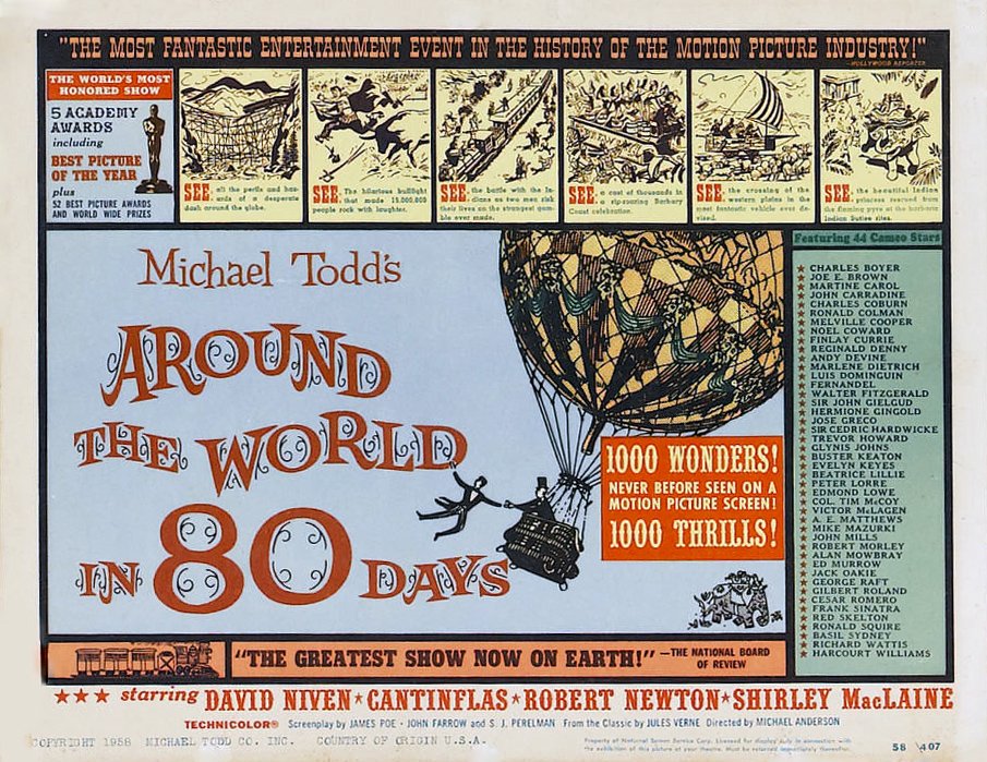 Around the World in 80 Days 05 Film A4 Photo Print