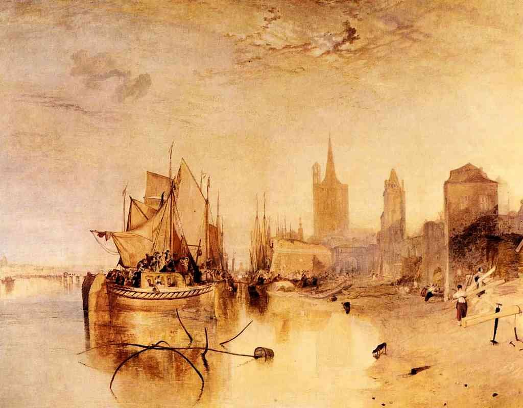 Arrival Of Boat Cologne Joseph Mallord Turner A4 Photo Print