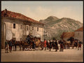Arrival of the post Cetinje Vintage A4 Photo Print