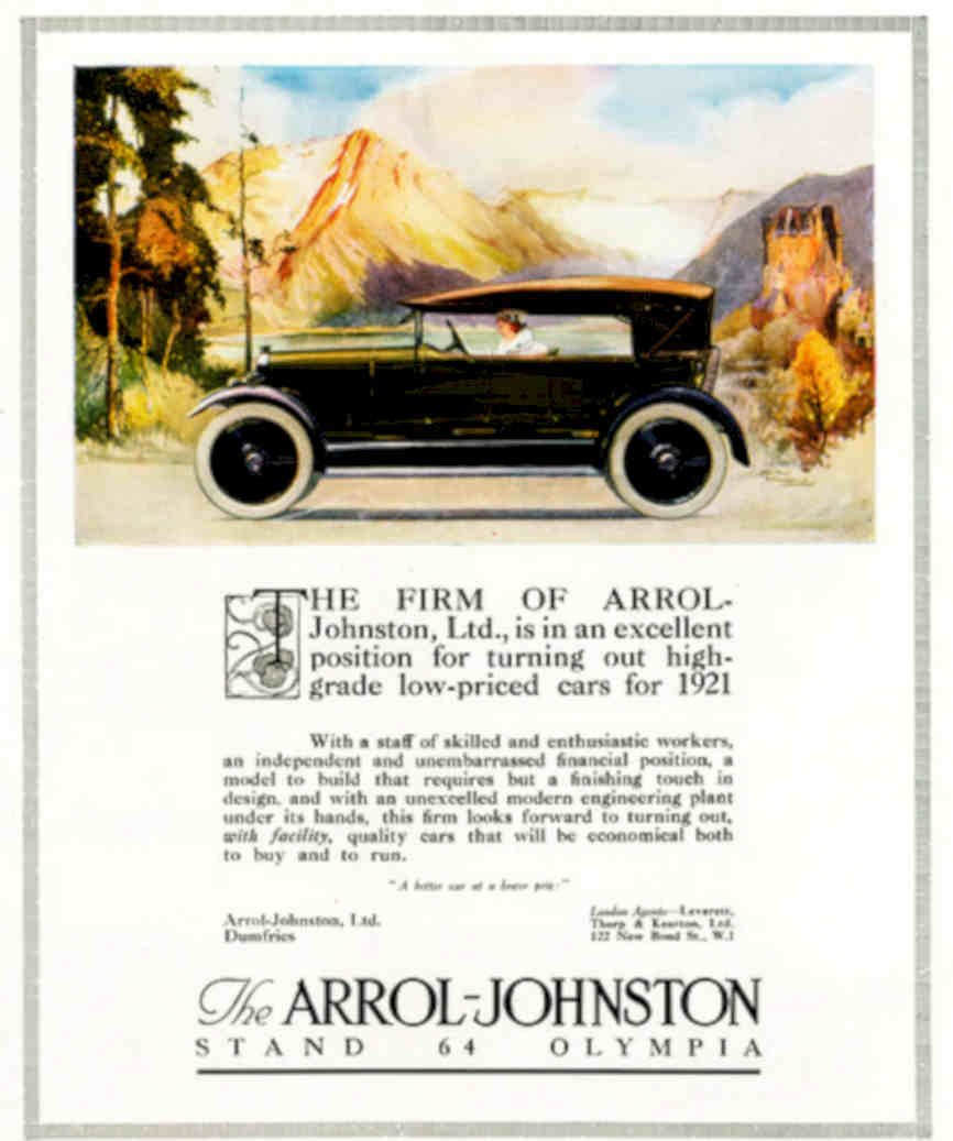 Arrol Johnson Olympia Vintage Retro Advert Poster A4 Photo Print