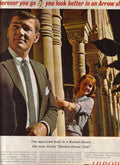 Arrow Button Down Vintage Retro Advert Ads A4 Photo Print