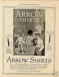 Arrow Shirts Ship Vintage Retro Advert Ads A4 Photo Print