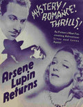 Arsene Lupin Returns 01 film star poster A4 Photo Print